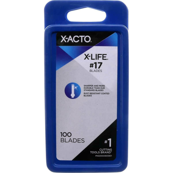 X-ACTO X617 - 100pc #17 X-Life Chisel Knife Blades - widgetsupply.com