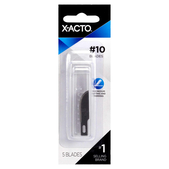 X-ACTO No 10 X210 Curved Hobby Blades - 5pc - widgetsupply.com