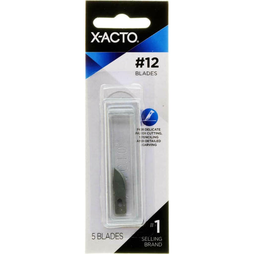  ELMERS X-Acto No. 12 Mini Curved Carving Blade Pack of 5  (X212) : Hobby Modeling Cutters : Office Products
