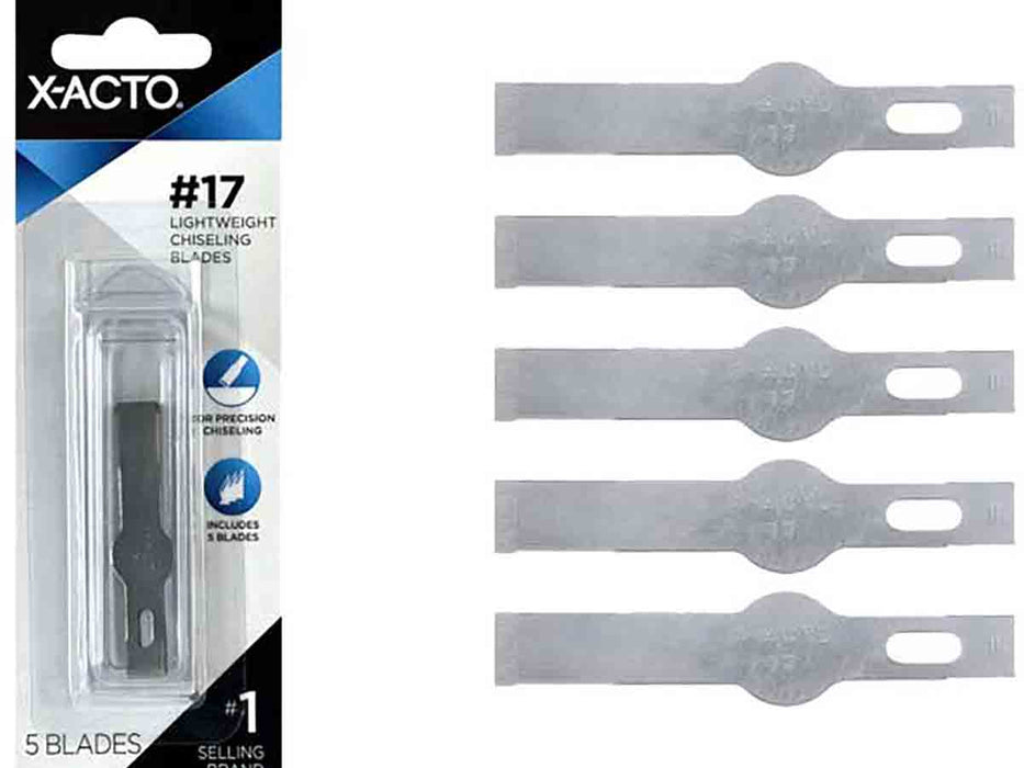 #17 Excel 23017 Small Chisel Knife Blade - USA - 15pc