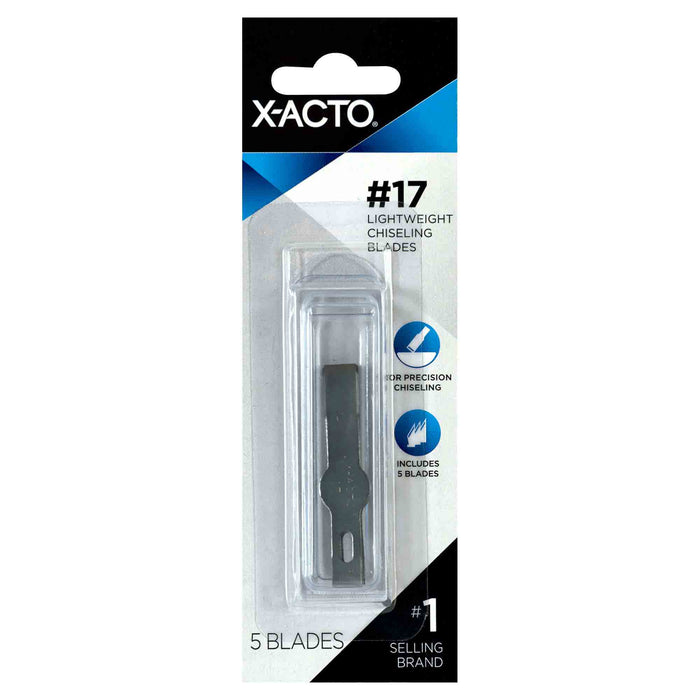 X-ACTO X217 - 5pc #17 Lightweight Chiseling Knife Blades - widgetsupply.com