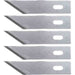 X-ACTO X224 - 5pc #24 Deburring Knife Blades - widgetsupply.com
