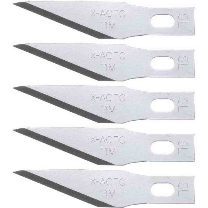 X-ACTO #11M X291M Broad Tip Knife Blades - 5pc - widgetsupply.com