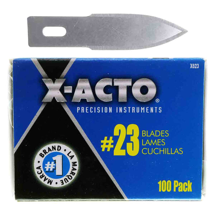 X-ACTO X623 No 23 Corner Stripping Knife Blades - 100pc pack - widgetsupply.com