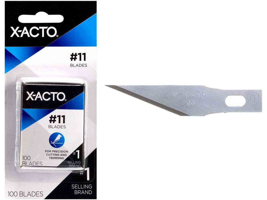 X-ACTO X-LIFE #11 Fine Point Blades 100 Pack